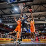 1. Basketball Bundesliga, easyCredit BBL, Saison 2023/2024, Herren, Hauptrunde, 7. Spieltag, 11.11.2023, RASTA Vechta - Hakro Crailsheim Merlins