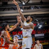 1. Basketball Bundesliga, easyCredit BBL, Saison 2023/2024, Herren, Playoffs, Viertelfinale, Spiel 4, 23.05.2024, RASTA Vechta -  NINERS Chemnitz