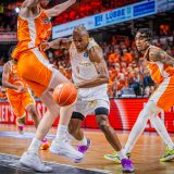 1. Basketball Bundesliga, easyCredit BBL, Saison 2023/2024, Herren, Playoffs, Viertelfinale, Spiel 4, 23.05.2024, RASTA Vechta -  NINERS Chemnitz