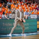 1. Basketball Bundesliga, easyCredit BBL, Saison 2023/2024, Herren, Playoffs, Viertelfinale, Spiel 4, 23.05.2024, RASTA Vechta -  NINERS Chemnitz