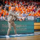 1. Basketball Bundesliga, easyCredit BBL, Saison 2023/2024, Herren, Playoffs, Viertelfinale, Spiel 4, 23.05.2024, RASTA Vechta -  NINERS Chemnitz