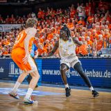 1. Basketball Bundesliga, easyCredit BBL, Saison 2023/2024, Herren, Playoffs, Viertelfinale, Spiel 4, 23.05.2024, RASTA Vechta -  NINERS Chemnitz