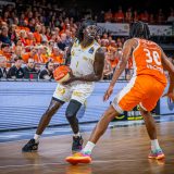 1. Basketball Bundesliga, easyCredit BBL, Saison 2023/2024, Herren, Playoffs, Viertelfinale, Spiel 4, 23.05.2024, RASTA Vechta -  NINERS Chemnitz