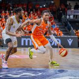 1. Basketball Bundesliga, easyCredit BBL, Saison 2023/2024, Herren, Playoffs, Viertelfinale, Spiel 4, 23.05.2024, RASTA Vechta -  NINERS Chemnitz