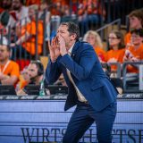 1. Basketball Bundesliga, easyCredit BBL, Saison 2023/2024, Herren, Playoffs, Viertelfinale, Spiel 4, 23.05.2024, RASTA Vechta -  NINERS Chemnitz