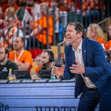 1. Basketball Bundesliga, easyCredit BBL, Saison 2023/2024, Herren, Playoffs, Viertelfinale, Spiel 4, 23.05.2024, RASTA Vechta -  NINERS Chemnitz