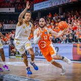 1. Basketball Bundesliga, easyCredit BBL, Saison 2023/2024, Herren, Playoffs, Viertelfinale, Spiel 4, 23.05.2024, RASTA Vechta -  NINERS Chemnitz