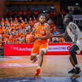 1. Basketball Bundesliga, easyCredit BBL, Saison 2023/2024, Herren, Playoffs, Viertelfinale, Spiel 4, 23.05.2024, RASTA Vechta -  NINERS Chemnitz