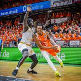 1. Basketball Bundesliga, easyCredit BBL, Saison 2023/2024, Herren, Playoffs, Viertelfinale, Spiel 4, 23.05.2024, RASTA Vechta -  NINERS Chemnitz