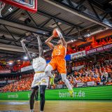 1. Basketball Bundesliga, easyCredit BBL, Saison 2023/2024, Herren, Playoffs, Viertelfinale, Spiel 4, 23.05.2024, RASTA Vechta -  NINERS Chemnitz