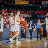 1. Basketball Bundesliga, easyCredit BBL, Saison 2023/2024, Herren, Playoffs, Viertelfinale, Spiel 4, 23.05.2024, RASTA Vechta -  NINERS Chemnitz