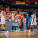 1. Basketball Bundesliga, easyCredit BBL, Saison 2023/2024, Herren, Playoffs, Viertelfinale, Spiel 4, 23.05.2024, RASTA Vechta -  NINERS Chemnitz