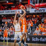 1. Basketball Bundesliga, easyCredit BBL, Saison 2023/2024, Herren, Playoffs, Viertelfinale, Spiel 4, 23.05.2024, RASTA Vechta -  NINERS Chemnitz