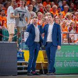 1. Basketball Bundesliga, easyCredit BBL, Saison 2023/2024, Herren, Playoffs, Viertelfinale, Spiel 4, 23.05.2024, RASTA Vechta -  NINERS Chemnitz