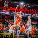 1. Basketball Bundesliga, easyCredit BBL, Saison 2023/2024, Herren, Playoffs, Viertelfinale, Spiel 4, 23.05.2024, RASTA Vechta -  NINERS Chemnitz