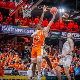 1. Basketball Bundesliga, easyCredit BBL, Saison 2023/2024, Herren, Playoffs, Viertelfinale, Spiel 4, 23.05.2024, RASTA Vechta -  NINERS Chemnitz