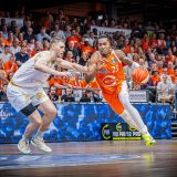 1. Basketball Bundesliga, easyCredit BBL, Saison 2023/2024, Herren, Playoffs, Viertelfinale, Spiel 4, 23.05.2024, RASTA Vechta -  NINERS Chemnitz