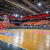 1. Basketball Bundesliga, easyCredit BBL, Saison 2023/2024, Herren, Playoffs, Viertelfinale, Spiel 4, 23.05.2024, RASTA Vechta -  NINERS Chemnitz