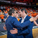 1. Basketball Bundesliga, easyCredit BBL, Saison 2023/2024, Herren, Playoffs, Viertelfinale, Spiel 4, 23.05.2024, RASTA Vechta -  NINERS Chemnitz