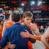 1. Basketball Bundesliga, easyCredit BBL, Saison 2023/2024, Herren, Playoffs, Viertelfinale, Spiel 4, 23.05.2024, RASTA Vechta -  NINERS Chemnitz