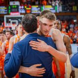 1. Basketball Bundesliga, easyCredit BBL, Saison 2023/2024, Herren, Playoffs, Viertelfinale, Spiel 4, 23.05.2024, RASTA Vechta -  NINERS Chemnitz