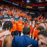 1. Basketball Bundesliga, easyCredit BBL, Saison 2023/2024, Herren, Playoffs, Viertelfinale, Spiel 4, 23.05.2024, RASTA Vechta -  NINERS Chemnitz