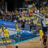 1. Basketball Bundesliga, easyCredit BBL, Saison 2025/2026, Herren, Hauptrunde, 23. Spieltag, 08.03.2026, EWE Baskets Oldenburg - RASTA Vechta