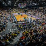 1. Basketball Bundesliga, easyCredit BBL, Saison 2025/2026, Herren, Hauptrunde, 23. Spieltag, 08.03.2026, EWE Baskets Oldenburg - RASTA Vechta