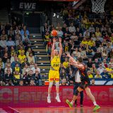 1. Basketball Bundesliga, easyCredit BBL, Saison 2025/2026, Herren, Hauptrunde, 23. Spieltag, 08.03.2026, EWE Baskets Oldenburg - RASTA Vechta