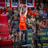 1. Basketball Bundesliga, easyCredit BBL, Saison 2025/2026, Herren, Hauptrunde, 25. Spieltag, 21.03.2026, RASTA Vechta - NINERS Chemnitz