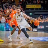 1. Basketball Bundesliga, easyCredit BBL, Saison 2025/2026, Herren, Hauptrunde, 31. Spieltag, 24.04.2026, RASTA Vechta - Löwen Braunschweig