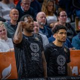 1. Basketball Bundesliga, easyCredit BBL, Saison 2025/2026, Herren, Hauptrunde, 31. Spieltag, 24.04.2026, RASTA Vechta - Löwen Braunschweig