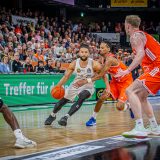 1. Basketball Bundesliga, easyCredit BBL, Saison 2025/2026, Herren, Hauptrunde, 31. Spieltag, 24.04.2026, RASTA Vechta - Löwen Braunschweig