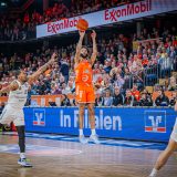 1. Basketball Bundesliga, easyCredit BBL, Saison 2025/2026, Herren, Hauptrunde, 31. Spieltag, 24.04.2026, RASTA Vechta - Löwen Braunschweig