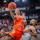 1. Basketball Bundesliga, easyCredit BBL, Saison 2025/2026, Herren, Hauptrunde, 31. Spieltag, 24.04.2026, RASTA Vechta - Löwen Braunschweig
