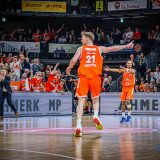 1. Basketball Bundesliga, easyCredit BBL, Saison 2025/2026, Herren, Hauptrunde, 31. Spieltag, 24.04.2026, RASTA Vechta - Löwen Braunschweig