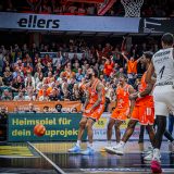 1. Basketball Bundesliga, easyCredit BBL, Saison 2025/2026, Herren, Hauptrunde, 31. Spieltag, 24.04.2026, RASTA Vechta - Löwen Braunschweig