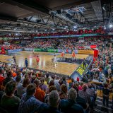 1. Basketball Bundesliga, easyCredit BBL, Saison 2025/2026, Herren, Hauptrunde, 31. Spieltag, 24.04.2026, RASTA Vechta - Löwen Braunschweig