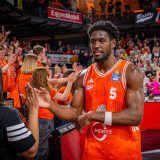 1. Basketball Bundesliga, easyCredit BBL, Saison 2025/2026, Herren, Hauptrunde, 31. Spieltag, 24.04.2026, RASTA Vechta - Löwen Braunschweig
