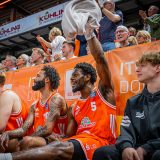 1. Basketball Bundesliga, easyCredit BBL, Saison 2025/2026, Herren, Play-Ins, Spiel um Platz 7, 12.05.2026, RASTA Vechta - Gladiators Trier